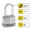 Master Lock Silver Magnum Outdoor Padlock with Key, Keyed Alike