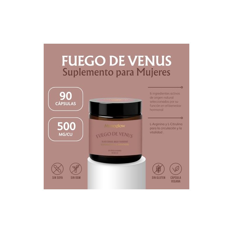 Suplemento Vitalidad Menopausia Y Perimenopausia MENOGLOW