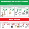 Earring Lifters, 3 Pairs Adjustable Hypoallergenic Earring Backs for Droopy