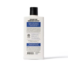 Duke Cannon Supply Co. 2-in-1 Hair Wash - Masculine Scent - Gentle Cleansing Hair Wash For Men - Stimulating Hair Shampoo & Conditioner - Strengthens Hair - Naval Diplomacy Shampoo/Conditoner (14 oz)
