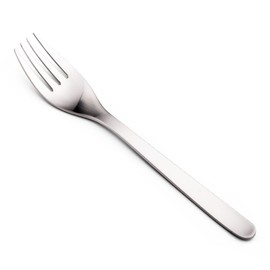 Sori Yanagi Simple Form Cutlery by Nagao, Made in Japan, Tsubamesanjo, Stainless Steel, Pasta Fork, Smooth Design for Better Mouthfeel, Dishwasher Safe, Brushed Finish