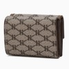 Hazzys (광주신세계)25SS브라운 이니셜패턴 가죽 반지갑 HIWA5E870W1 (Gwangju Shinsegae) 25SS Brown