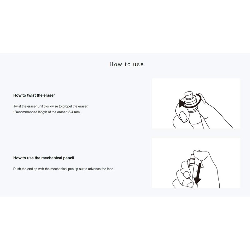 Tombow Pencil Multi-function Pen 2&S+ Eraser MONO Monograph Multi Gold