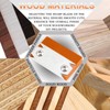 JONMON Woodworking Edge Trimmer, Mini Edge Planer Bander with Replaceable