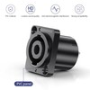 Jumwa 4 Pack 4 Pole Speakon Panel Twist Lock Speaker