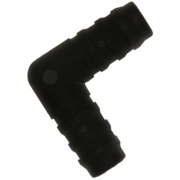 W4 Elbow Hose Connector - Black, 1/2 Inch
