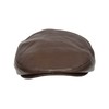 Real Leather Flat Cap Newsboy Ivy Peaked Gatsby Golf Cabbie