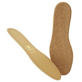 Bergal Schafleder Kork Orthotic Insole, Brown (Braun), 44 EU