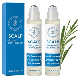 Orrenaturals Hair Revival Ampoule, Rosemary Scalpy Hair Growth Serum Roll On 25 ml, Targeted Hairline & Thinning Support, Dexpanthenol, Lightweight (2 Pack) (2 Pack)