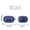 Keminsung case Compatible with soundcore C40i Cover Wireless Earbuds Silicone