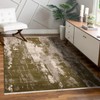 LUXE WEAVERS Abstract Modern Fringe Green 5x7 Area Rug