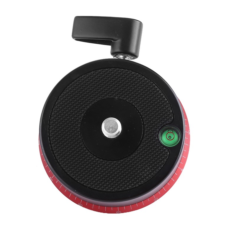 Aluminum Alloy Panorama Ball Tripod Head With Bubble Level and