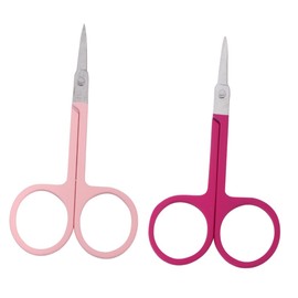 Beavorty 2pcs Eyebrow Scissors Nail Clippers Eyebrow Razor for Men Women Grooming Tools Portable Easy to Use