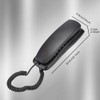 KX T628 Black for English Wired Desktop Wall Phone Landline