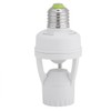 Ymiko Lamp Holder E27 with Sensor, LED Motion Sensor E27,