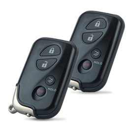 Extra-Partss Smart Car Key Fob Replacement for Lexus ES350 GS300 GS350 GS430 GS450h GS460 IS250 IS350 LS600h Proximity 4 Button Remote HYQ14AAB 271451-0140 (2)