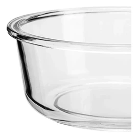Toper Refractario Cristal C/tapa Hermetico 3 Divisiones Box