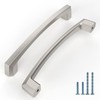 KNOKLOCK 10 Pack 5 Inch(128mm) Kitchen Cabinet Handles Brushed Satin