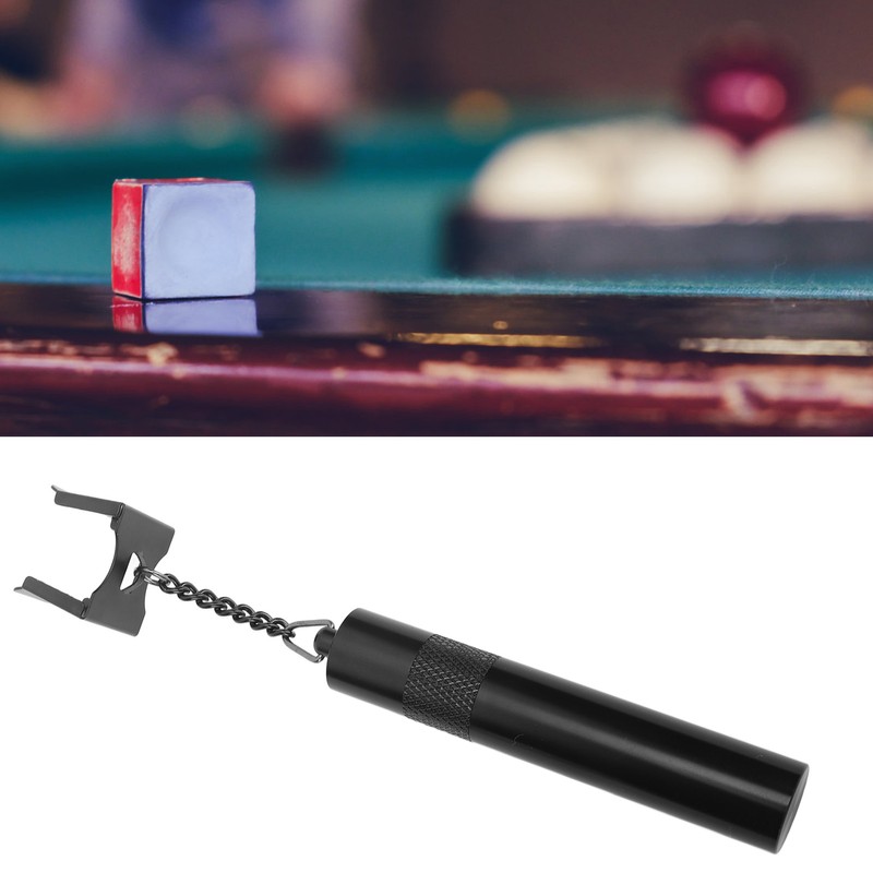 1890 3 in 1 Elastic Pool Chalk Holder Pool Cue