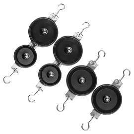 SUPVOX 4pcs Physics Experiment Pulley Mechanics Teaching Tool for Hands Learning Includes Single Double Pulleys for Comprehensive Science Projects and Classroom Use