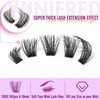 Winifred Lashes Extension Kit Thick Lash Clusters Kit 100D Volume
