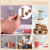 PH PandaHall Wooden Spools 6pcs Empty Wood Thread Spools Sewing