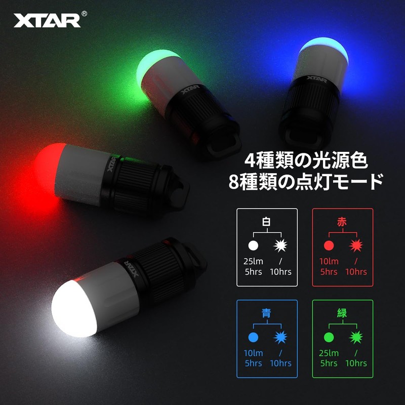 XTAR SD1 Underwater Signal Light Night Diving Marker 4 Colors-in-1