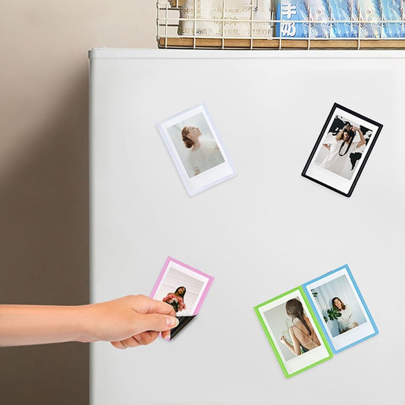 MAGICLULU 10pcs Magnetic Picture Frames for Refrigerator Versatile Photo Sleeves