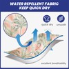 MaaMgic Men's Swimming Shorts Vintage Retro Board Shorts 4-Way Stretch