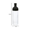 HARIO FIB-75-B-BB Cold Brew Tea Bottle with Filter Insert, 750