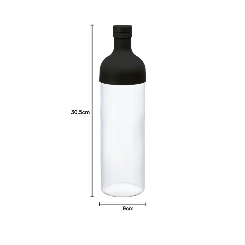 HARIO FIB-75-B-BB Cold Brew Tea Bottle with Filter Insert, 750