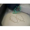AJT OAK LEAF OUTLINE FALL LEAVES COOKIE CUTTER MADE IN