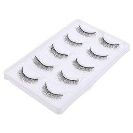 Healeved 3sets Long False Lashes Natural Look Set Fake Eyelash Kit Full Width Lashes 5pairs*3