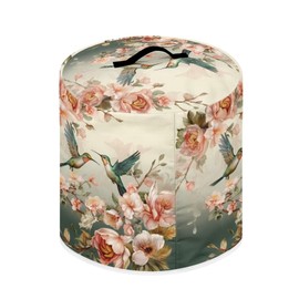 Todiyaddu Floral Hummingbird Pressure Cooker Cover with Pocket Air Fryer Dust Cover Insulated Kitchen Appliance Protector for Instant Pot Accessories Gifts
