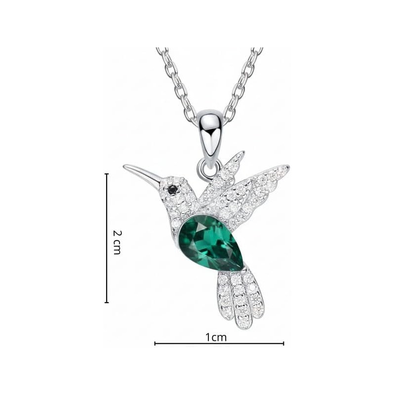 Mayfer Collar de plata esterlina .925 para mujer con dije