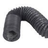 Flexible Aluminum Ducting Duct 1m Length with Clamp for Ventilation