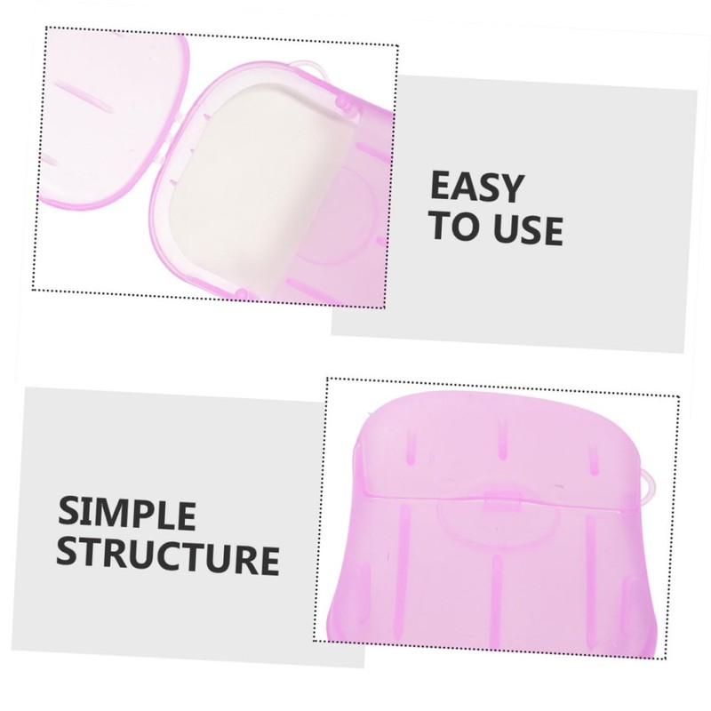 Mipcase 20Pieces Travel Soap Sheets Portable for Hand Body Clothes