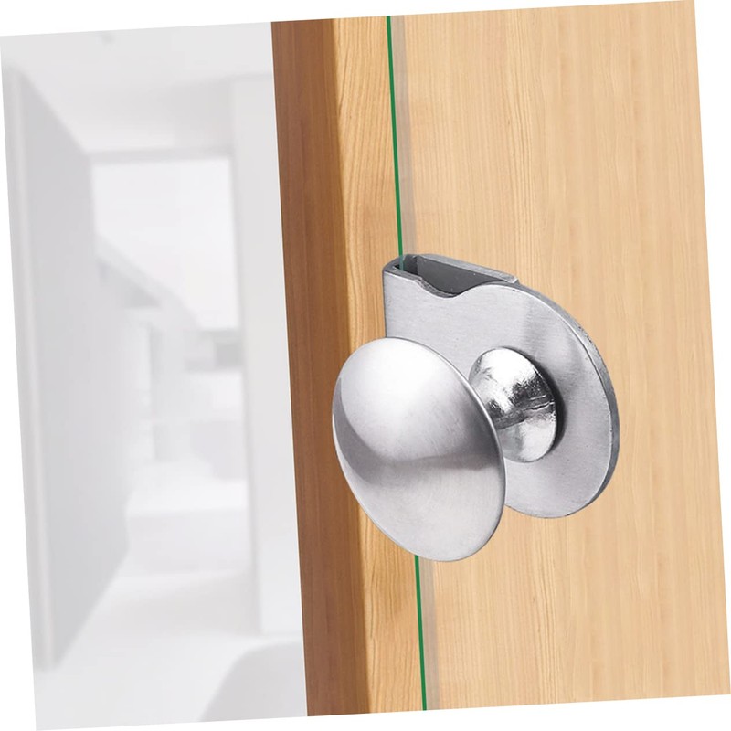 TEHAUX 2pcs Glass Door Pulls Elegant Clamp Handles for Showcase