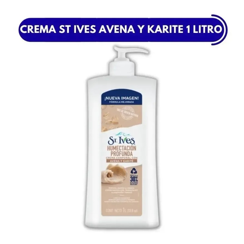 St Ives Crema Corporal Humectación Profunda 1lt
