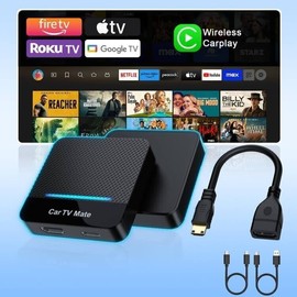 MTY Car TV Mate-HDMl Multimedia Adapter for Fire TV Stick/Google TV Sticks/Game Cons