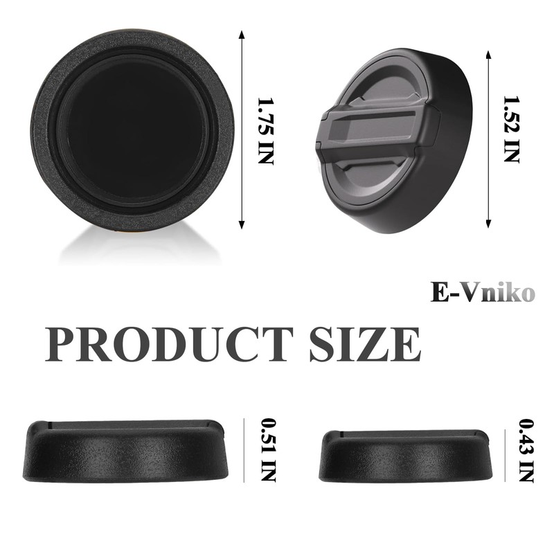 Magnetic Lock Keyhole Covers Compatible with 2018-2024 Jeep Wrangler JL,