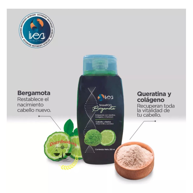 Ives Mexico - Ives Evolution Shampoo Bergamota Coco Hamamelis Romero
