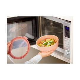 Mepal - Çok amaçlı Cirqula Round 3 parçalı set – kapaklı saklama kabı – saklama kutusu, buzdolabı, derin dondurucu ve mikrodalga fırın kabı olarak uygundur – 500 ml, 1000 ml ve 2000 ml – Nordic Green