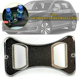 ATIN Car Bottle Opener, Lightweight Portable ABS Stainless Steel Cup Holder Divider,For Volkswagen Golf Jetta Scirocco MK5 MK6 GTi R32