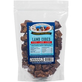 Lamb Cubes: Pure Lamb Dog Treats - All Natural Treats for Dogs. Vet Approved, Single Ingredient, Grain Free, Healthy & Nutritious Premium-Grade Meat, Tasty Treats for Dogs (Lamb Lung, 5oz)