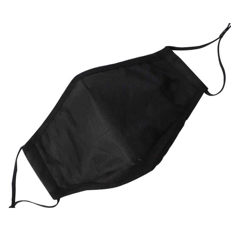 Komonee 4 Ply Winter Washable Reusable Black Face Mask Dustproof