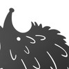 4Pcs Metal Hedgehog Decorative Garden Stakes Cute Animal Hollow Design