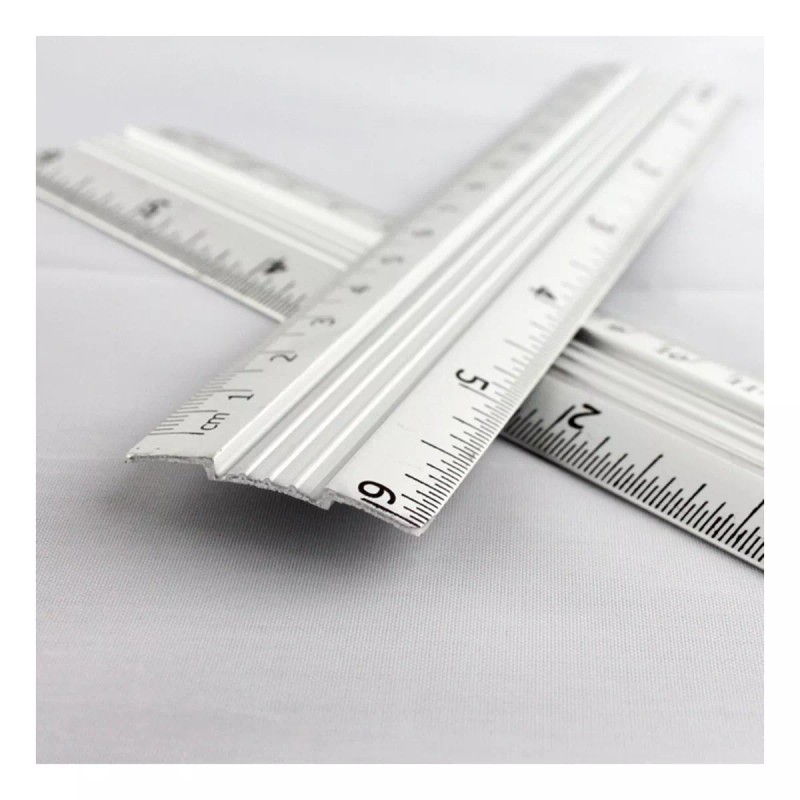 Jands 2 Reglas De 30cm Metalicas De Aluminio