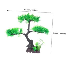 COLLBATH Freshwater Aquarium Plants Fish Tank Artificial Plants Set Realistic Plastic Aquarium Decorations