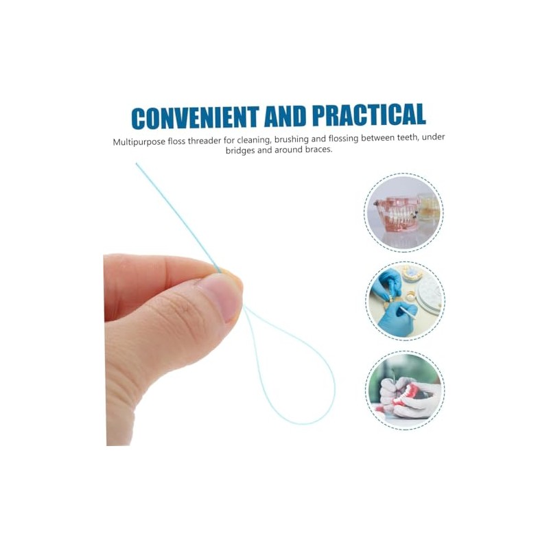 150 Nylon Floss Sticks, Portable Oral Cleaning Tool with storabox,